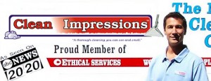 Logo for CLEAN IMPRESSIONS Organic Eco/Green Carpet and Upholstery Cleaning NJ... Tile & Grout Cleaning... Pe
